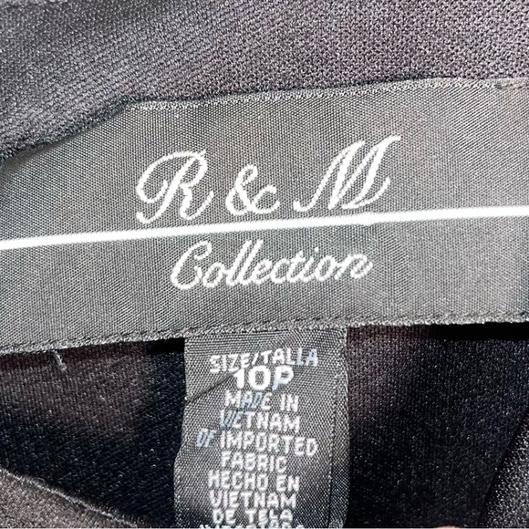 Preloved R&M Collection Evening Maxi Dress with a Lovely Abstract Floral Pattern - Picture 5 of 7